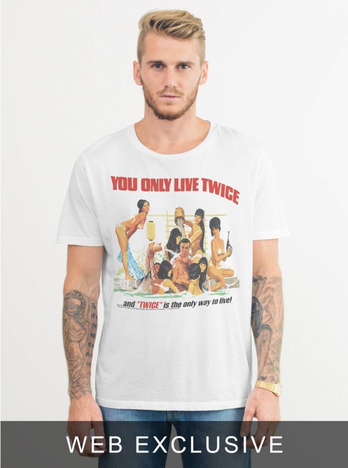 James Bond Live Twice Tee - biztee