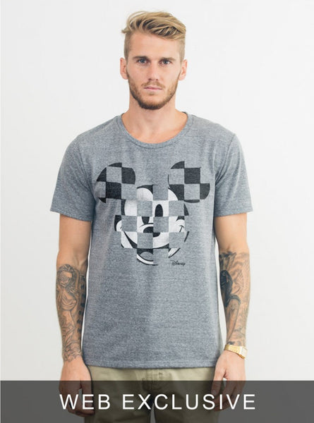 CHECKER MICKEY TEE - biztee