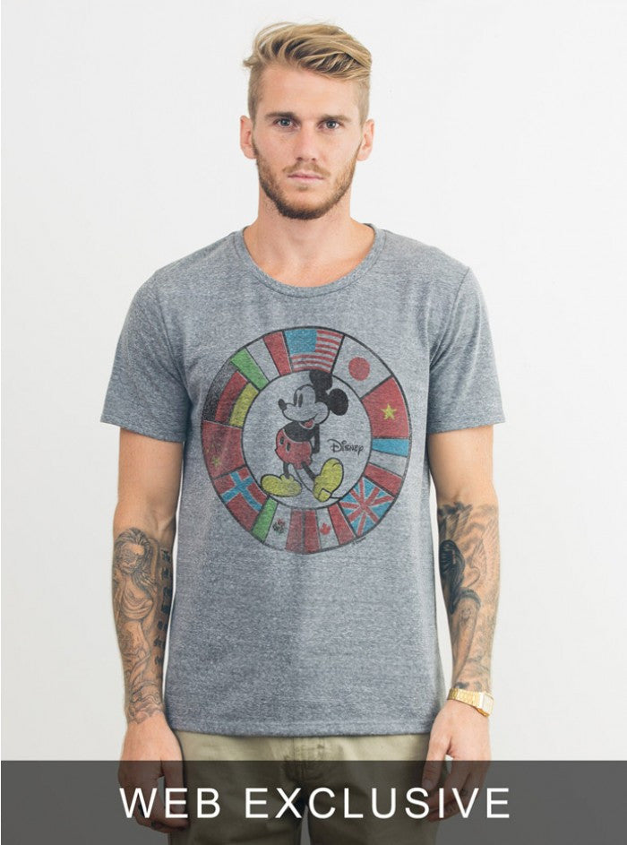 MICKEY MOUSE FLAGS TEE - biztee