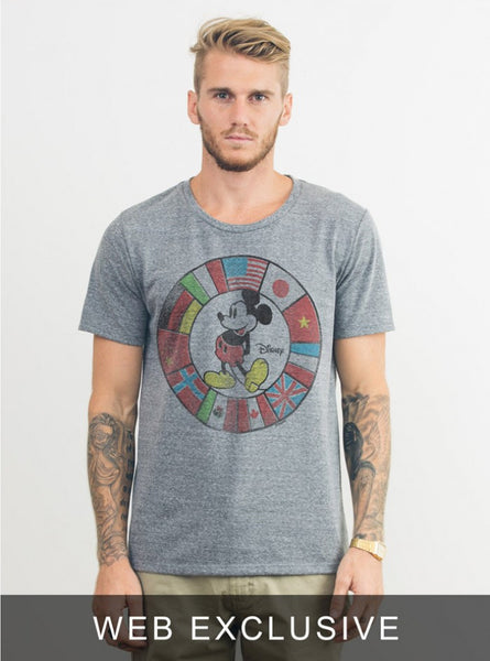 MICKEY MOUSE FLAGS TEE - biztee