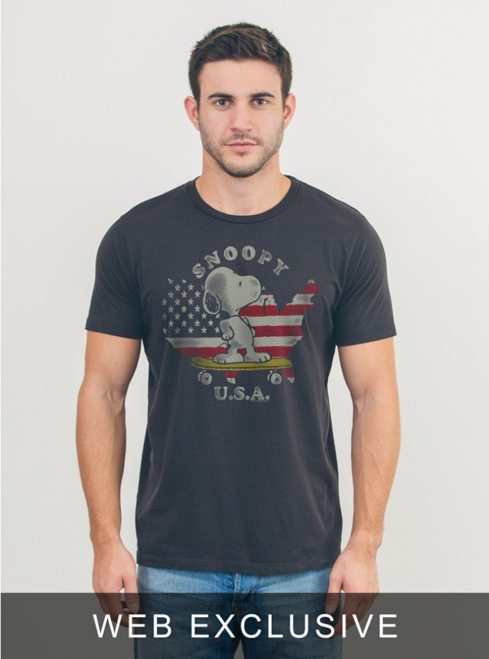 SNOOPY USA TEE - biztee