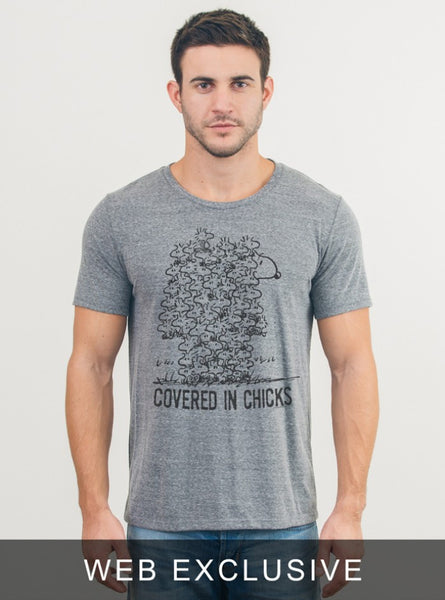 COVERED IN CHICKS TEE - biztee