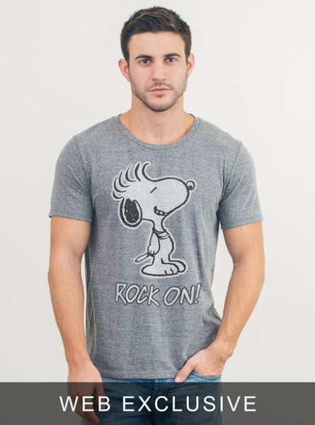 SNOOPY ROCK ON! TEE - biztee