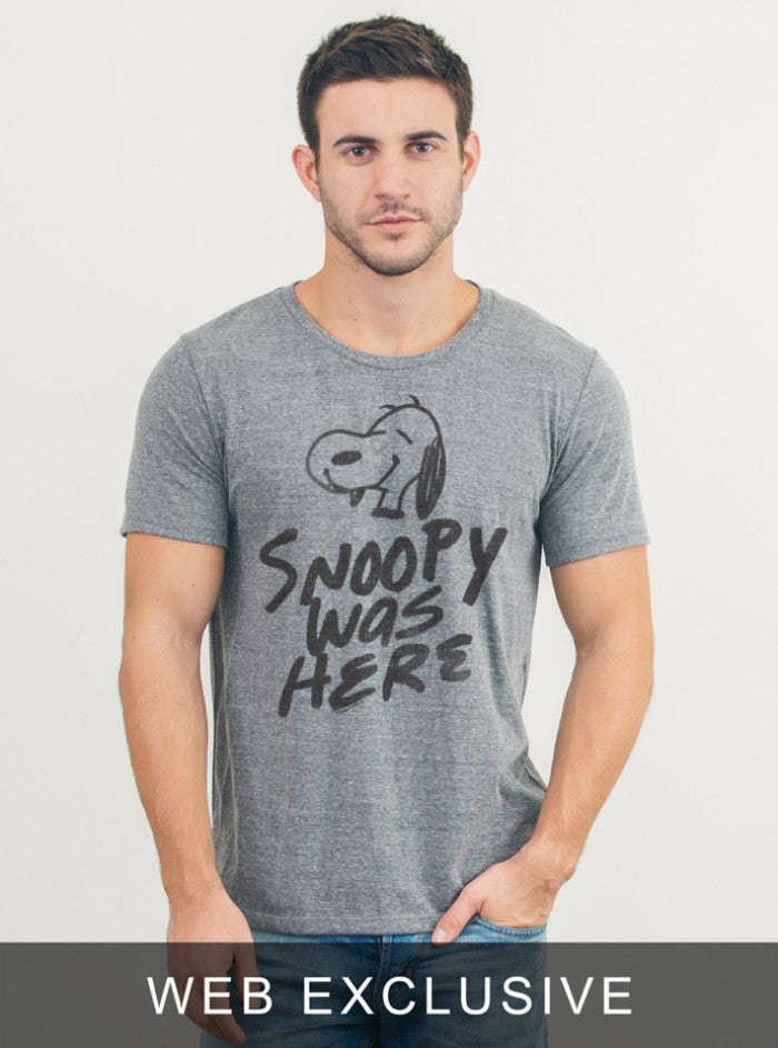 SNOOPY WAS HERE TEE - biztee
