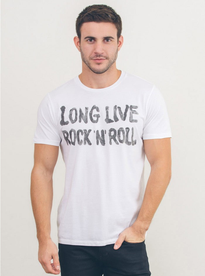 LONG LIVE ROCK IN ROLL TEE - biztee