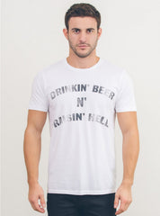 DRINKIN' BEER N'RAISIN' HELL TEE - biztee