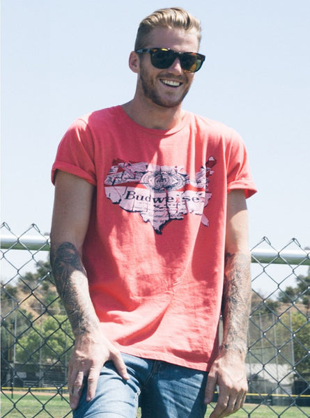 Budweiser Map Tee - biztee