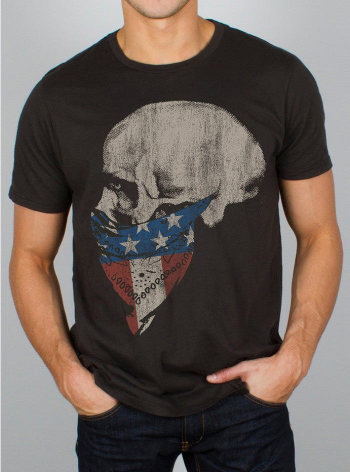 Skull Bandana Tee - biztee