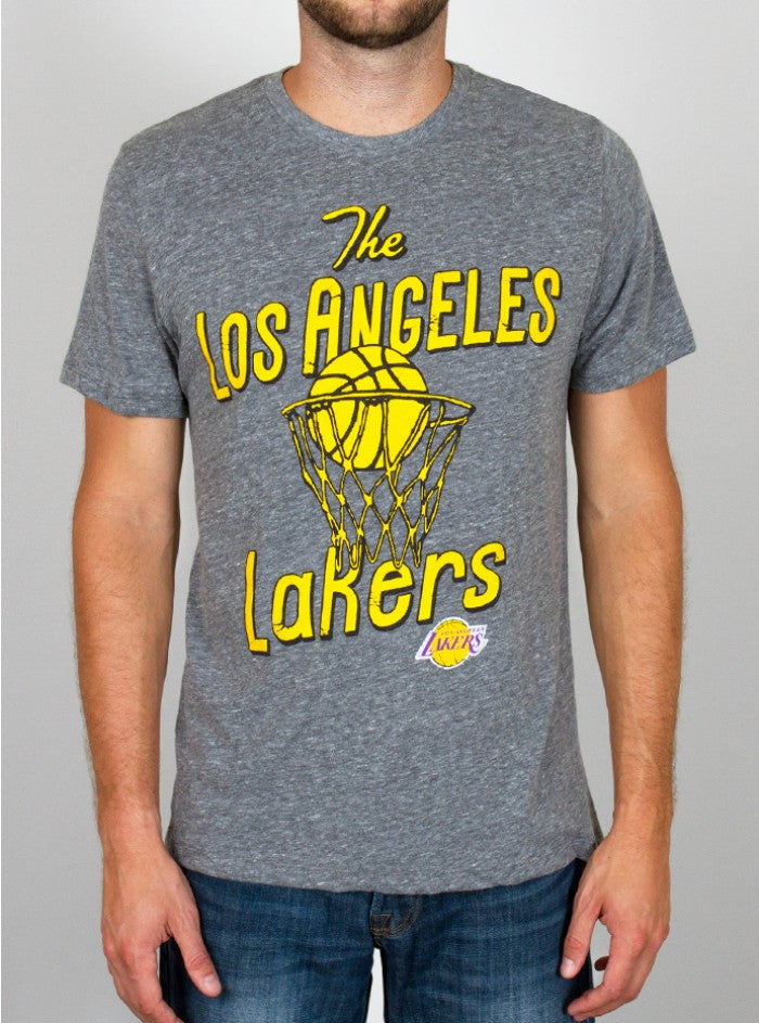 NBA Los Angeles Lakers Time-out Triblend Tee - biztee