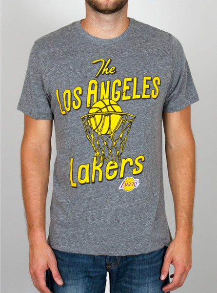 NBA Los Angeles Lakers Time-out Triblend Tee - biztee