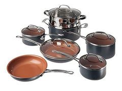 Gotham Steel 1471 Kitchen Nonstick Frying Pan and Cookware Set (12-Piece)
