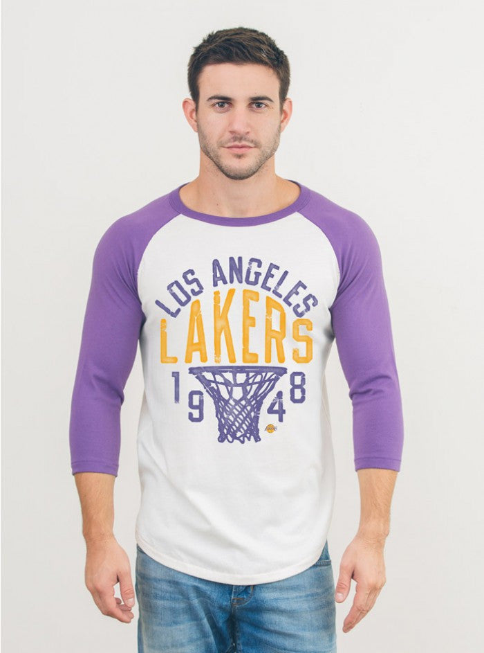 NBA LOS ANGELES LAKERS RAGLAN - biztee