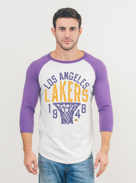 NBA LOS ANGELES LAKERS RAGLAN - biztee