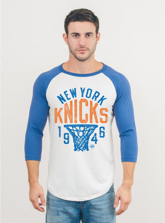 NBA NEW YORK KNICKS RAGLAN - biztee