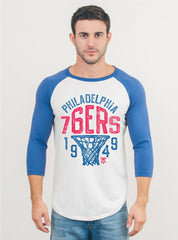 NBA PHILADELPHIA 76ERS RAGLAN - biztee