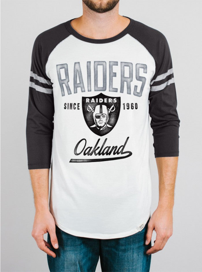 NFL Oakland Raiders Raglan - biztee