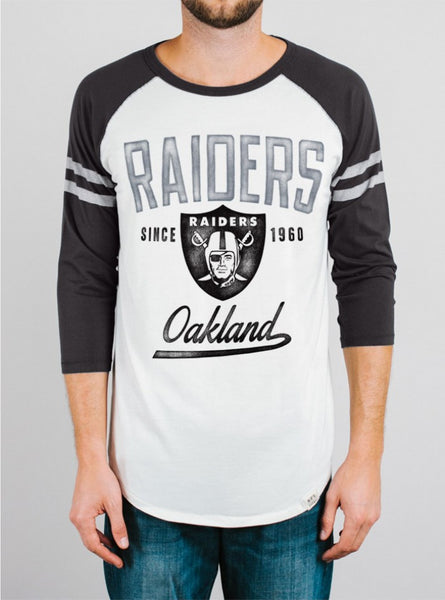 NFL Oakland Raiders Raglan - biztee