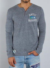 NFL Seattle Seahawks Henley - biztee