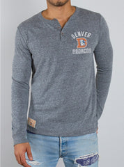 NFL Denver Broncos Henley - biztee