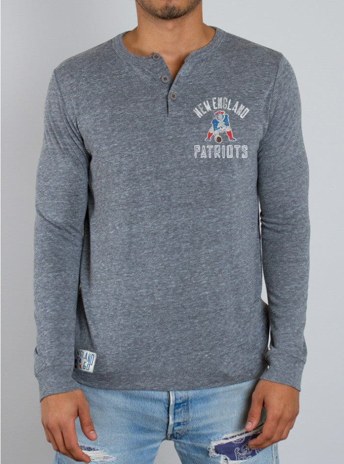 NFL New England Patriots Henley - biztee