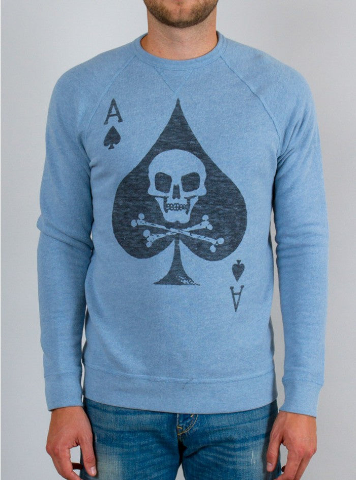 Skull Ace Fleece - biztee