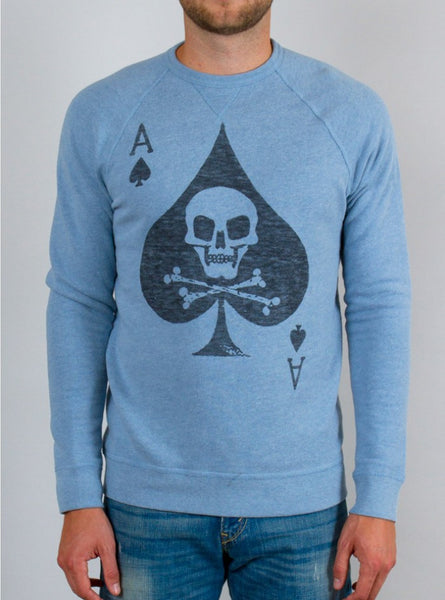 Skull Ace Fleece - biztee
