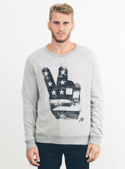 Junk Food Peace Fleece - biztee
