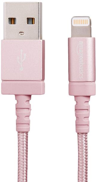 Amazon Basics Nylon Braided USB A to Lightning Compatible Cable