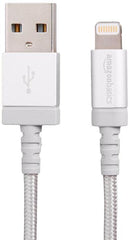 Amazon Basics Nylon Braided USB A to Lightning Compatible Cable