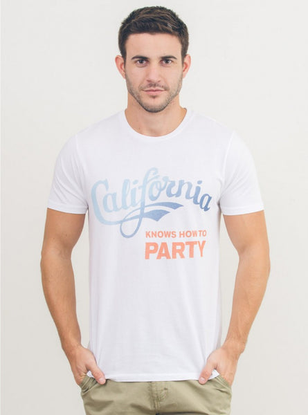 CALIFORNIA KNOWS HOW TO PARTY TEE - biztee