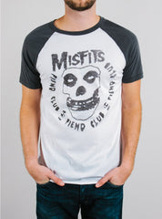 Misfits Short Sleeve Raglan - biztee