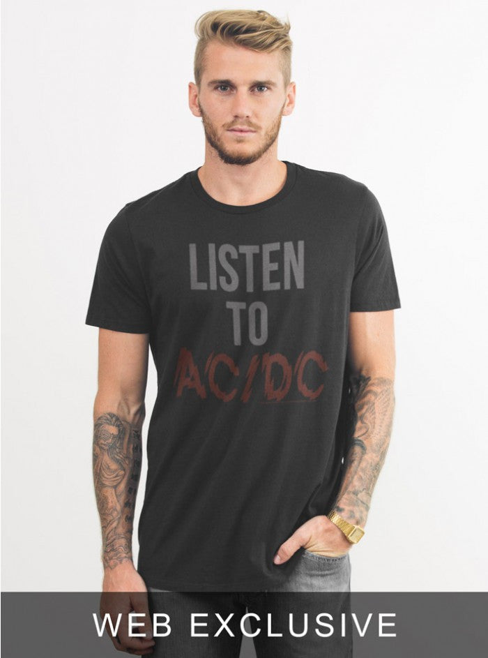 Listen To AC/DC Tee - biztee