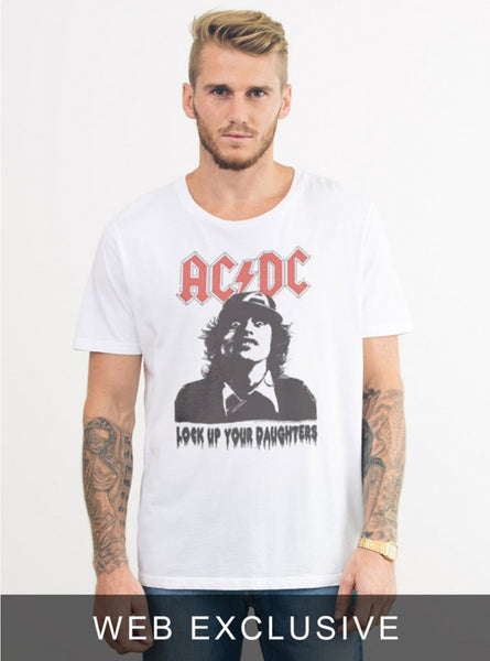 AC/DC Lock Up Your Daughters Tee - biztee
