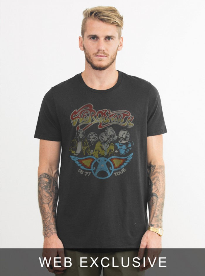 Aerosmith 77 Tour Tee - biztee