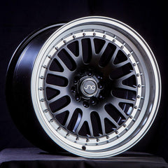 JNC001 Gloss Black Machine Lip - JNC Wheels